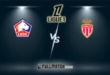 Monaco vs Lille Full Match Replay