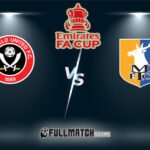 Sheffield United vs Mansfield Town 11 Jan 2026